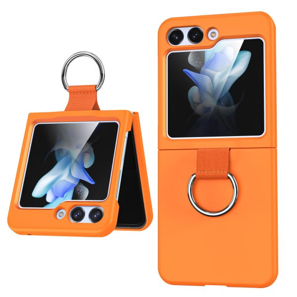 shock proof foldable suitable pc phone case for SAMSUNG GALAXY Zflip5 with Ring