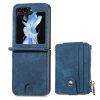 Suitable for samsung zflip6 case 2 in 1 one-piece removable card case ZFlip3/4/5 folding Phone case