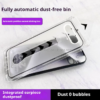 For Iphone 16 Pro Max 15 14Automatic Alignment dust Proof Anti static privacy Tempered Glass Screen Protector With Dust Free box