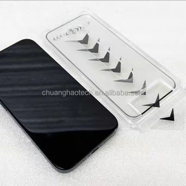 For Iphone 16 Pro Max 15 14Automatic Alignment dust Proof Anti static privacy Tempered Glass Screen Protector With Dust Free box