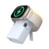 High Capacity Built-in Dual Plug Portable Mini Capsule Wireless Power Bank With Holder