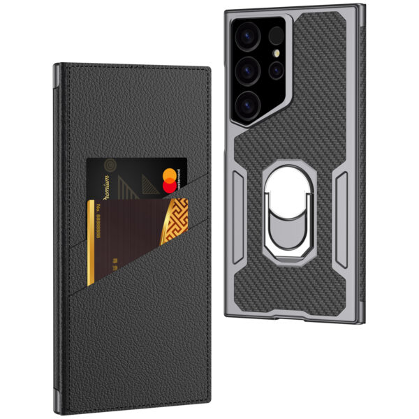 Kickstand Wallet Case for Samsung S10 S9 Plus S7 Caseme Flip Leather Case for Samsung Galaxy S24 Ultra S23 S22 Plus S21 S20 FE