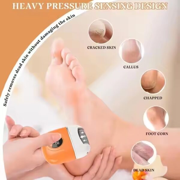 Portable Electric Foot Grinder Automatical Foot Dead Skin Sanding Mini Travel Pedicure Callus Remover