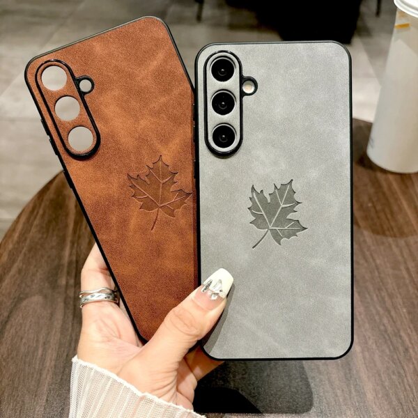 Retro Leather Case For Samsung Galaxy A55 A54 A52 A53 A15 A14 A25 A23 A35 5G S24 S23 S22 S21 Ultra Plus FE Note 20 A 55 54 Cover