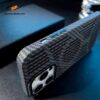 Business Carbon Fiber Heat Dissipation Case For iPhone 15 14 13 12 Pro Max Plus Hollow Magnetic PC Matte Ultra Thin Cover