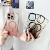 Corrugated Pattern Magnetic Wireless Charge Case For iPhone 16 ProMax 16 plus 16 pro Non-slip Bumper Matte Cover