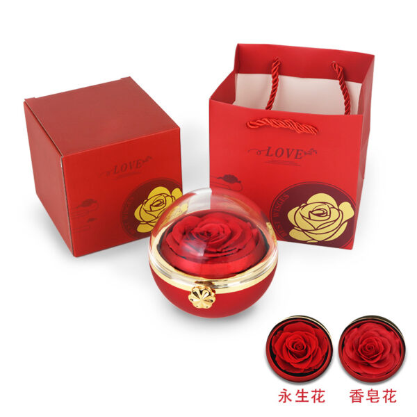 Customized wholesale New round acrylic gift box necklace jewelry display box with logo