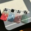 Dazzling Color Feather Gradient Phone Case Cover for IPhone 11 12 13 14 15 Pro Max Shockproof Cases
