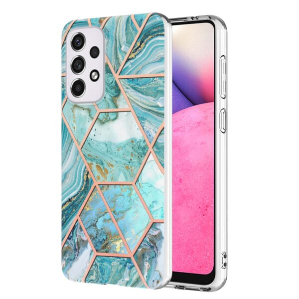 Electroplating IMD PC TPU Marble Phone Case For A53 A13 A23 A52S 5G Cases Shockproof Cover For Samsung S24 Ultra S23 S22 Ultra