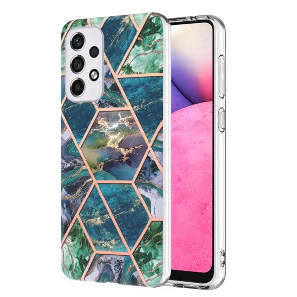 Electroplating IMD PC TPU Marble Phone Case For A53 A13 A23 A52S 5G Cases Shockproof Cover For Samsung S24 Ultra S23 S22 Ultra