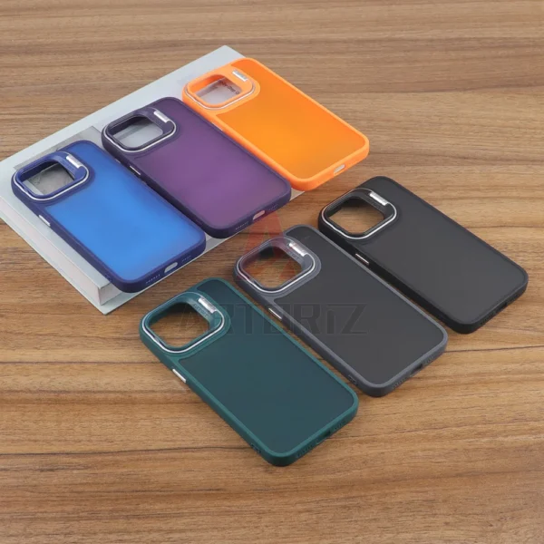 fashion kickstand case matte phone case for iphone | IP037 - Image 2