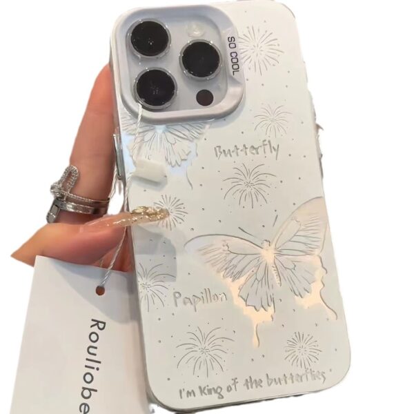 Fireworks Butterfly Small Fresh Girl personality phone case for iphone | IP039 - Image 5