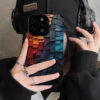 Gradient Color Geometric Pattern For iPhone 15 14 13 12 11 Pro Max Advanced Sense Phone Cover