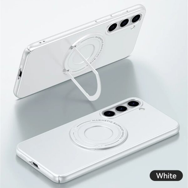 Hidden Lever Bracket Magnetic Phone Case For Samsung S24 S24Plus S24Ultra S23 S23Plus S23Ultra Metal Holder phone cover