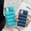 Hot Sale Down Jacket Airbag Shockproof Mobile Phone Case For iPhone 15 14 13 12 11 Pro Max Hard Phone Case