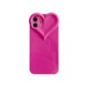 Ins Cute Love Heart Wrist Chain Bracelet Phone Case For iPhone 11 12 13 14 pro max case Rose Red Shell