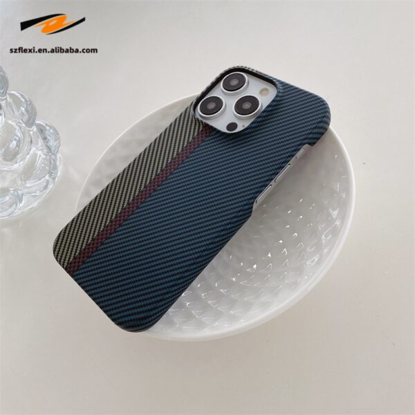 Magnetic Carbon Fiber Pattern Case For iPhone 14 13 15 Pro Max Plus Wireless Charging Plastic Hard Cover