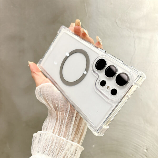 Original Clear TPU Magnetic Case For Samsung