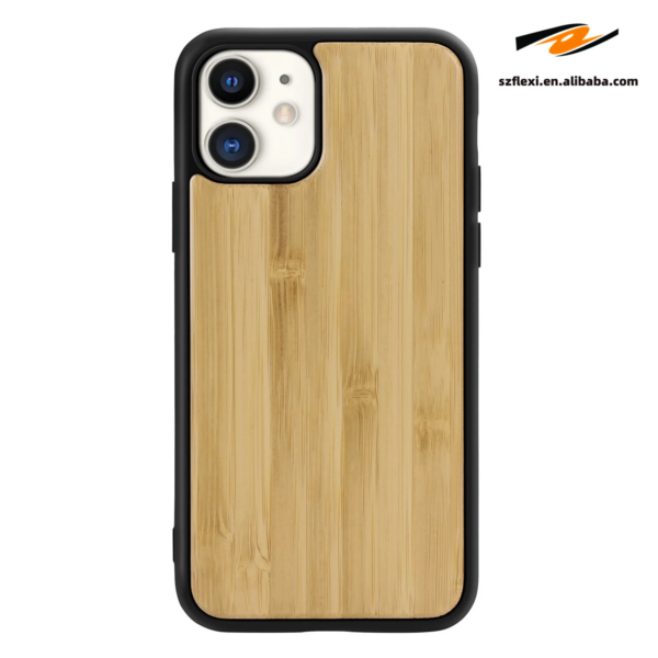 Real Wood Back Case For iPhone