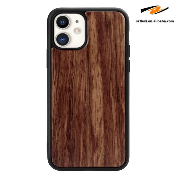 Real Wood Back Case For iPhone