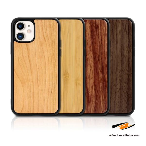 Real Wood Back Case For iPhone 13 12 11 14 15 pro max Genuine Wooden Hard PC Phone Shell For iPhone 12 Pro