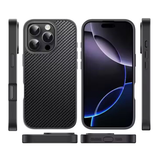 Carbon Fiber TPU Phone Case for iPhone  | FF16030 - Image 4