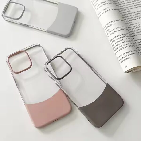 Contrast Color Hard PC Clear Phone Case for iPhone | FF16002 - Image 3