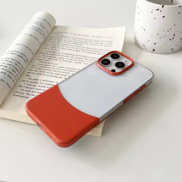 Contrast Color Hard PC Clear Phone Case for iPhone | FF16002 - Image 5