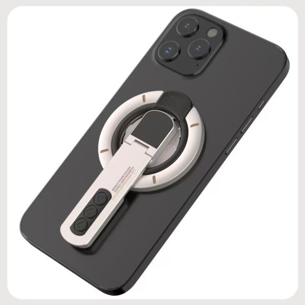 Adjustable Magnetic Grip Ring Phone Holder 360° Rotating Silicone Stand Zinc Alloy Material Ultra-thin