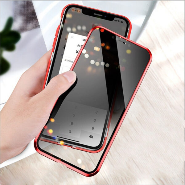 Anti Peeping Magnetic Case for Samsung S24 S23 S22 S21 Ultra A15 5g S20 Note 10 Plus Note 9 Double Sided Tempered Glass Cover