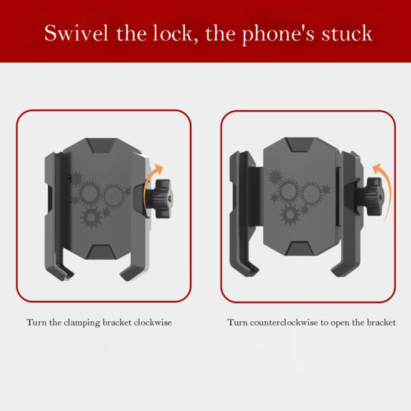 Bicycle Mobile Phone Holder Mountain Cycling Anti-vibration Navigation Mobile Phone Holder Fixed Shooting Equipment
