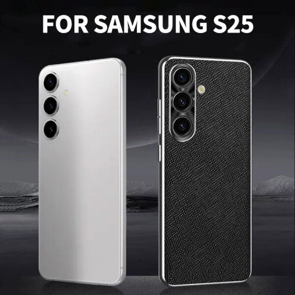 Electroplated Mobile Phone Case for Samsung S24 Plus S25 Ultra Anti Slip Protective Phone Cover for Samsung S22 Plus S23 Ultra