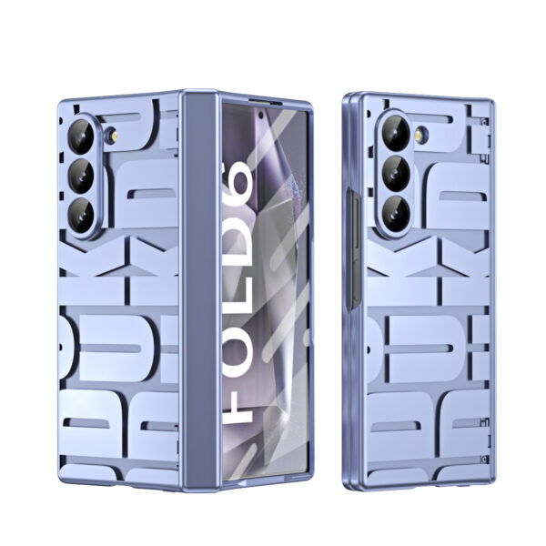 Fashion Plating Protection Folding Shockproof Hard Plasti Phone Case for Samsung Galaxy Z Fold 6