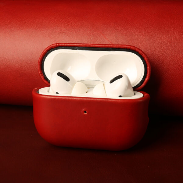 For AirPods 3 Genuine Leather Case for iPhone AirPods Pro Wireless Bluetooth Box