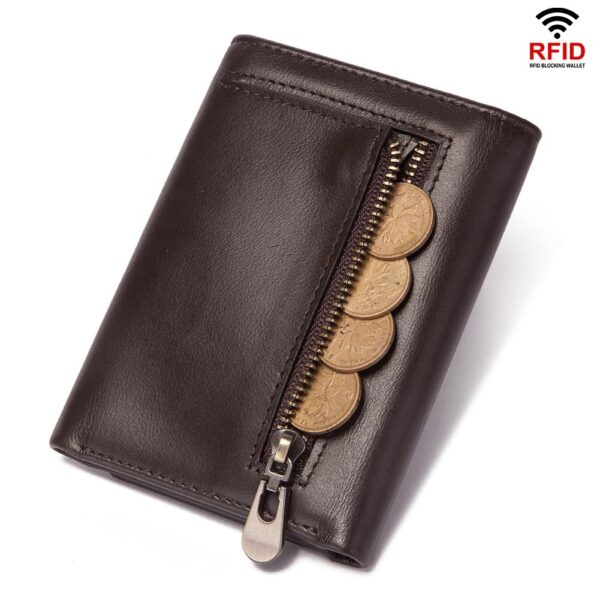 Genuine Leather Purse Wallet Men