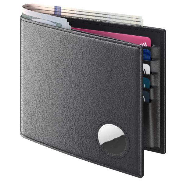 High Quality Short Lead Time Well-made Slim RFID Matte Genuine Leather Business Travel Wallet