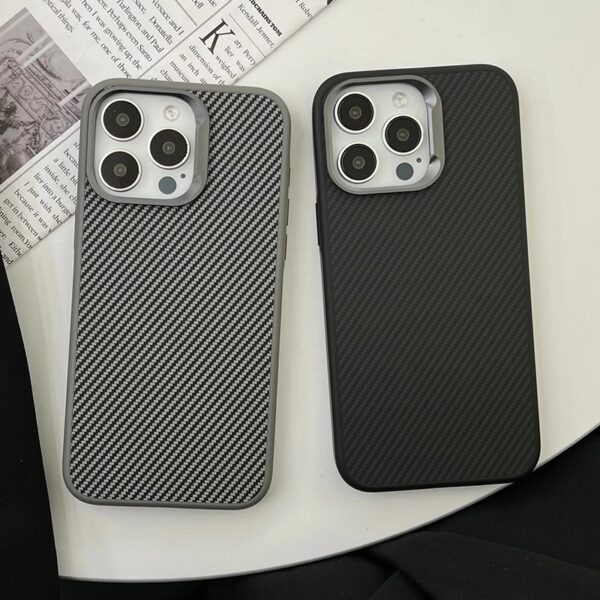 New Design Metal Lens Holder Phone case for iphone 15 14 13 12 Pro Max for iphone 15 Luxury Carbon Fiber case