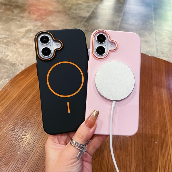 Thin Matte Skin Friendly N52 Strong Magnetic Mobile Phone Case for iPhone 16 15 14 13 12 Pro Max 16Plus Shockproof Hard PC Cover