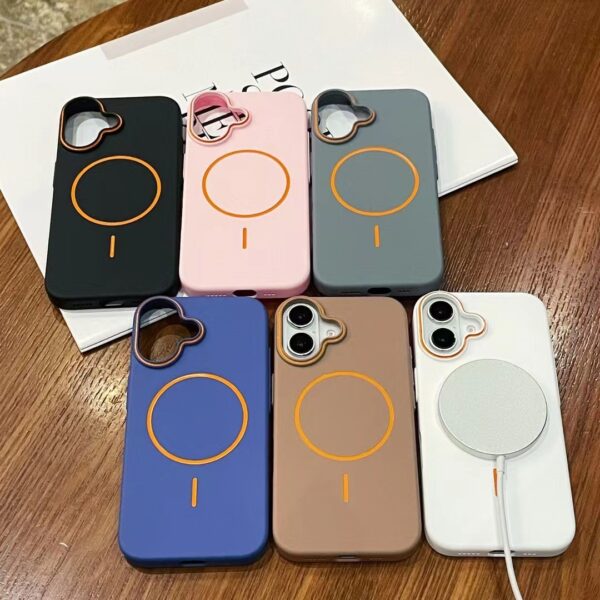 Thin Matte Skin Friendly N52 Strong Magnetic Mobile Phone Case for iPhone 16 15 14 13 12 Pro Max 16Plus Shockproof Hard PC Cover