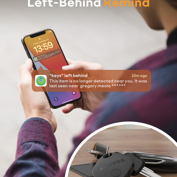 Vocolinc 2024 Best Selling MFI Certified Bluetooth Vehicle Positioning Detector Smart GPS Tracker Locator Personal Use Available