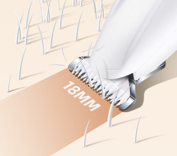 2024 New Waterproof Pet Cat Hair Clipper Led Light Dog Paws Hair Trimmer Shaving Dog Hair Trimmer