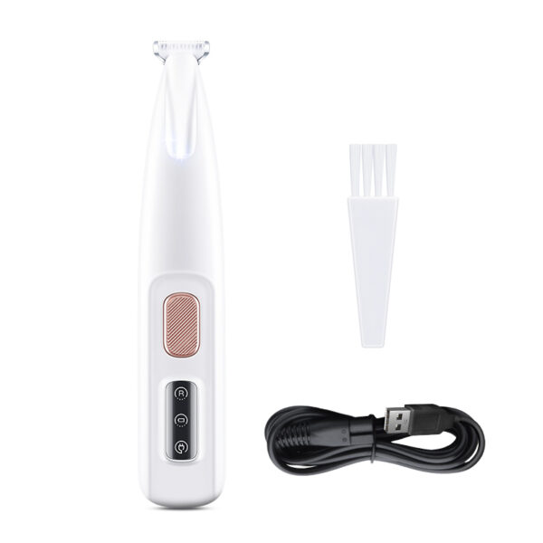 2024 New Waterproof Pet Cat Hair Clipper Led Light Dog Paws Hair Trimmer Shaving Dog Hair Trimmer