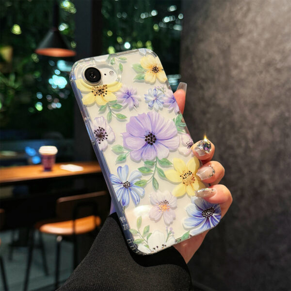 2025 Hot Trend Best Selling New for iPhone 16e Mobile Phone Case Flower Back Cover for iPhone 16 Pro Max 16 Pro