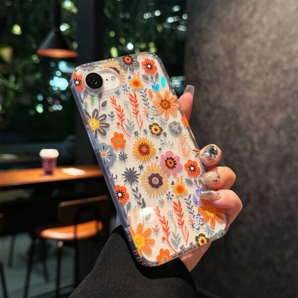2025 Hot Trend Best Selling New for iPhone 16e Mobile Phone Case Flower Back Cover for iPhone 16 Pro Max 16 Pro