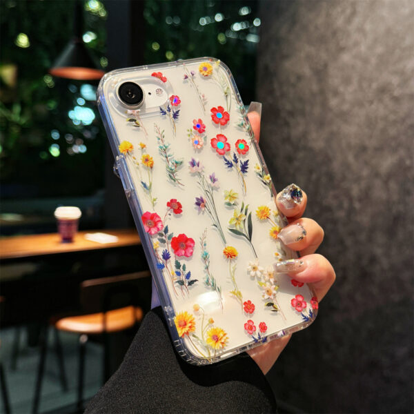 2025 Hot Trend Best Selling New for iPhone 16e Mobile Phone Case Flower Back Cover for iPhone 16 Pro Max 16 Pro