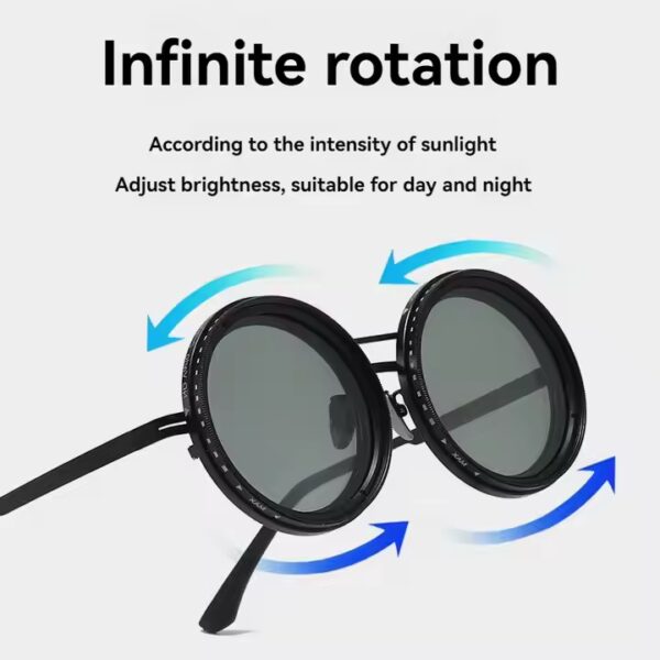 1-9 Gear Auto Tint Eyewear – Stylish UV400 Unisex Sunglasses for Outdoor Use LA001