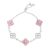 Silver pink pearl