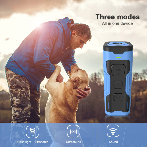 A Mazon Hot Anti Barking Trainer Stop Barking Rechargeable Ultrasonic Bark Control Dog Repeller
