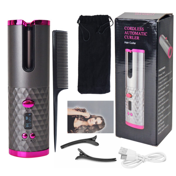 Automatic Curling Iron Cordless Auto Hair Curler Hair Curling Iron
