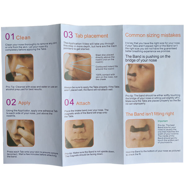 Custom Magnetic Nose Patches Magnets Anti Snoring Improve Sleeping Quality Helping Athletics Sport Nasal Nose Strips Magnetic